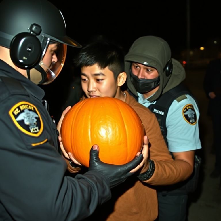Teen Deported for Pumpkin Destruction by Lardass’s ICE